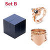 I Love You Rings with Jewelry Box