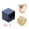 I Love You Rings with Jewelry Box