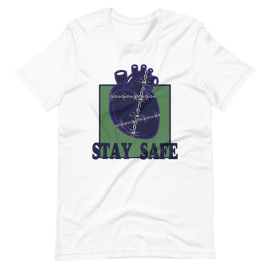 Short-Sleeve "STAY SAFE" Unisex T-Shirt